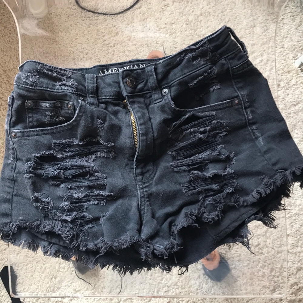Black American Eagle shorts